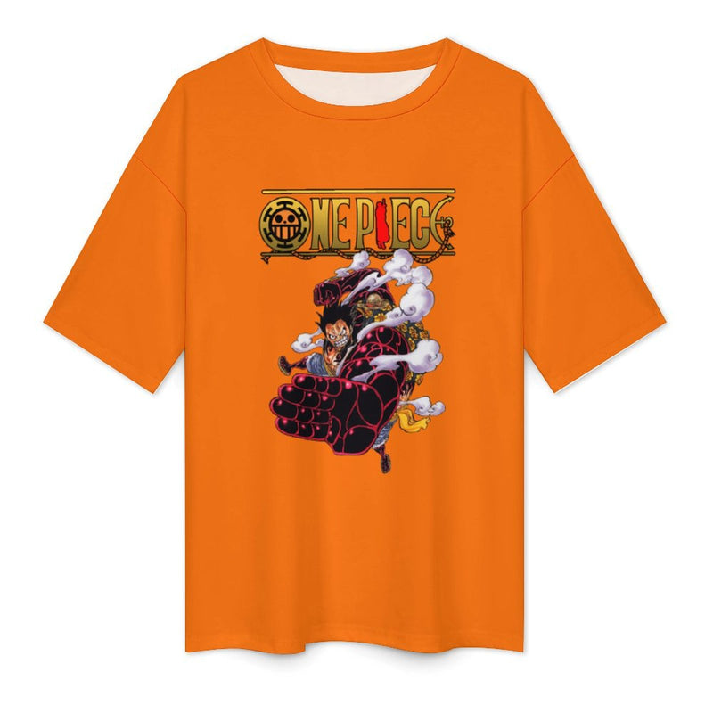 Men's One Piece Fight Anime Oversized T-shirt