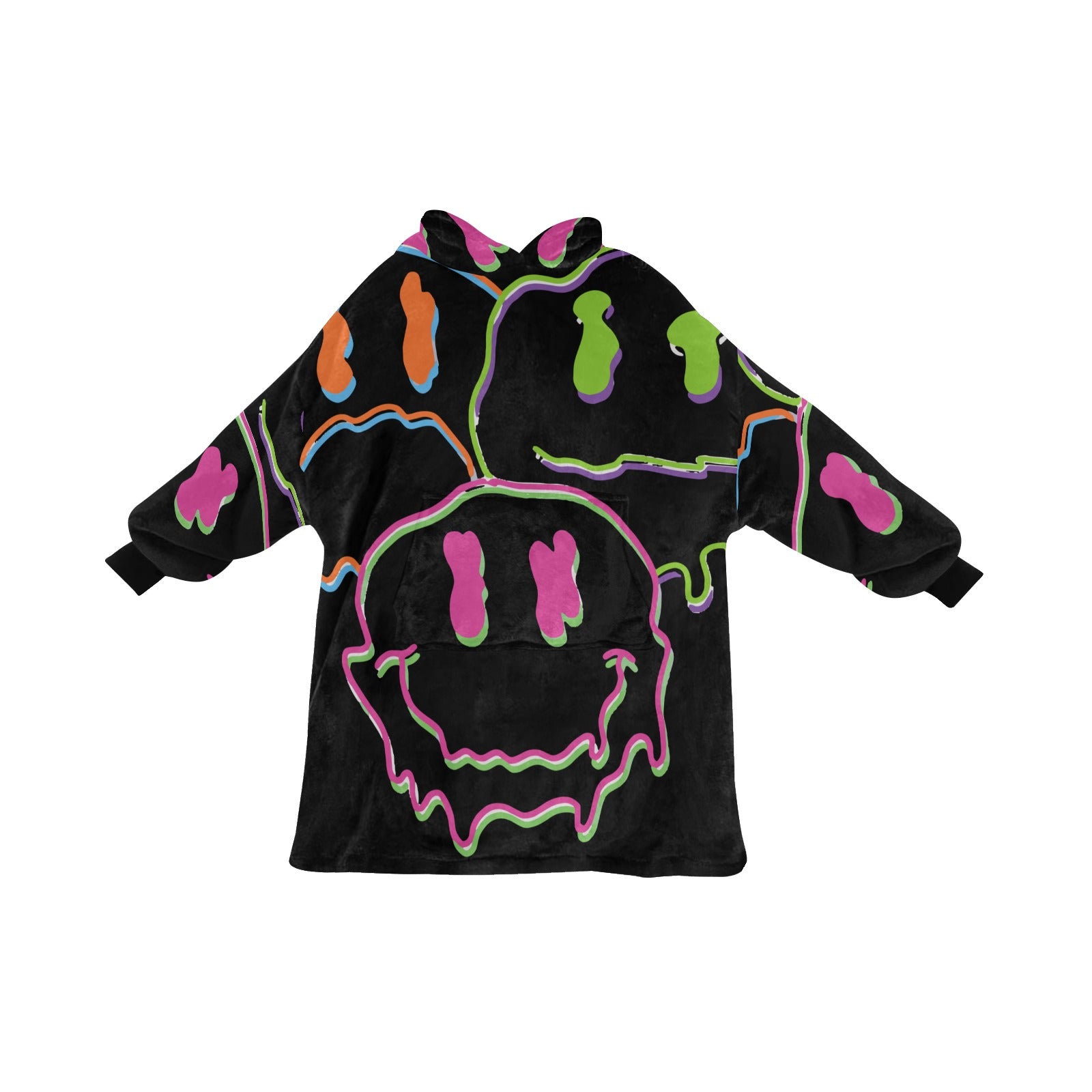 Men's Melting Smile Acid & Punk Blanket Hoodie
