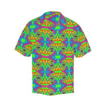 Men's Psychedelic Third Eye Trip Abstract Half Sleeve Shirt