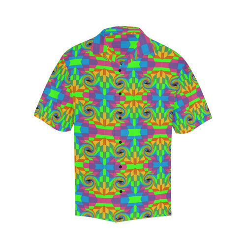 Men's Psychedelic Third Eye Trip Abstract Half Sleeve Shirt