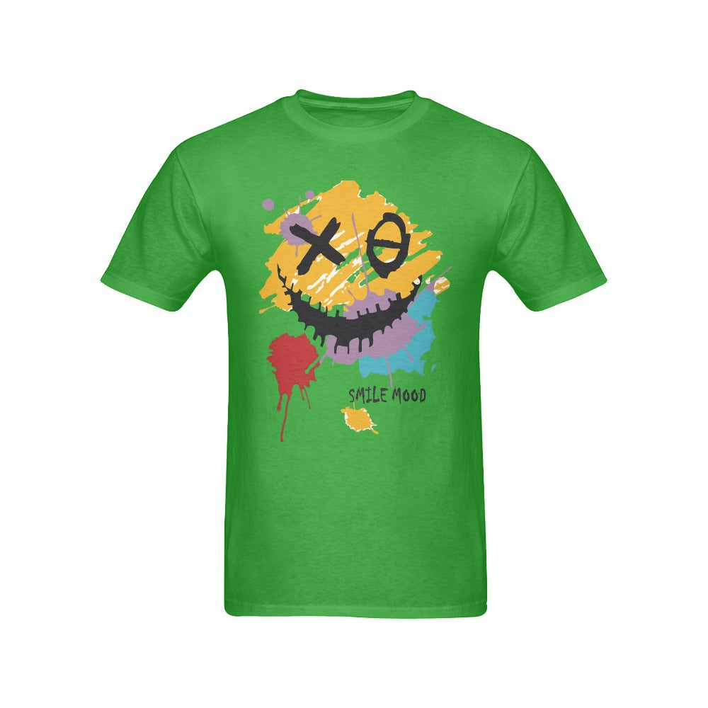 Men's Smile Mood Streetwear Classic Fit T-shirt
