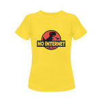 Women's No Internet Abstract Classic Fit T-shirt