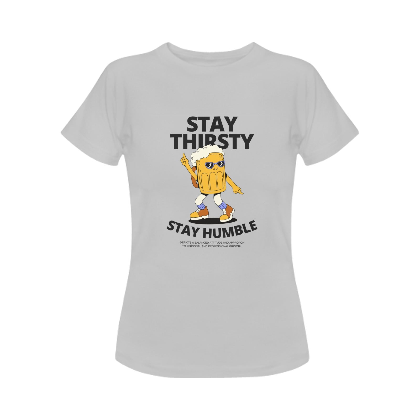 Women's Stay Thirsty Abstract Classic Fit T-shirt