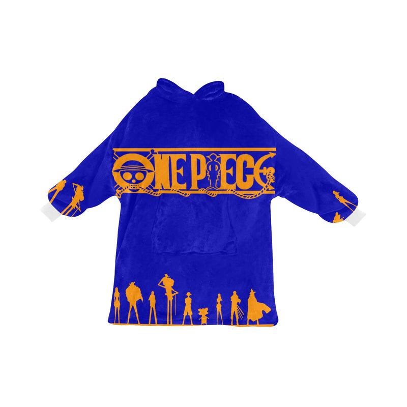 Women's One Piece Anime Blanket Hoodie