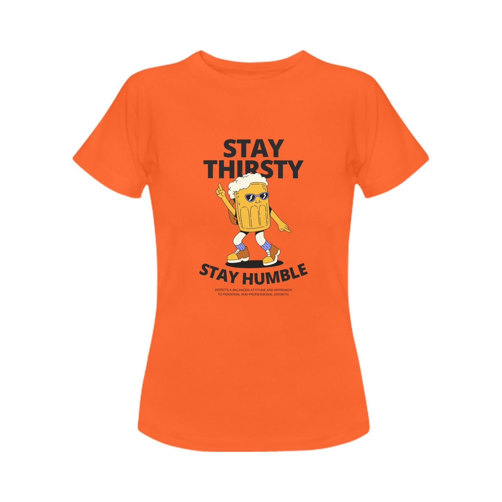 Women's Stay Thirsty Abstract Classic Fit T-shirt