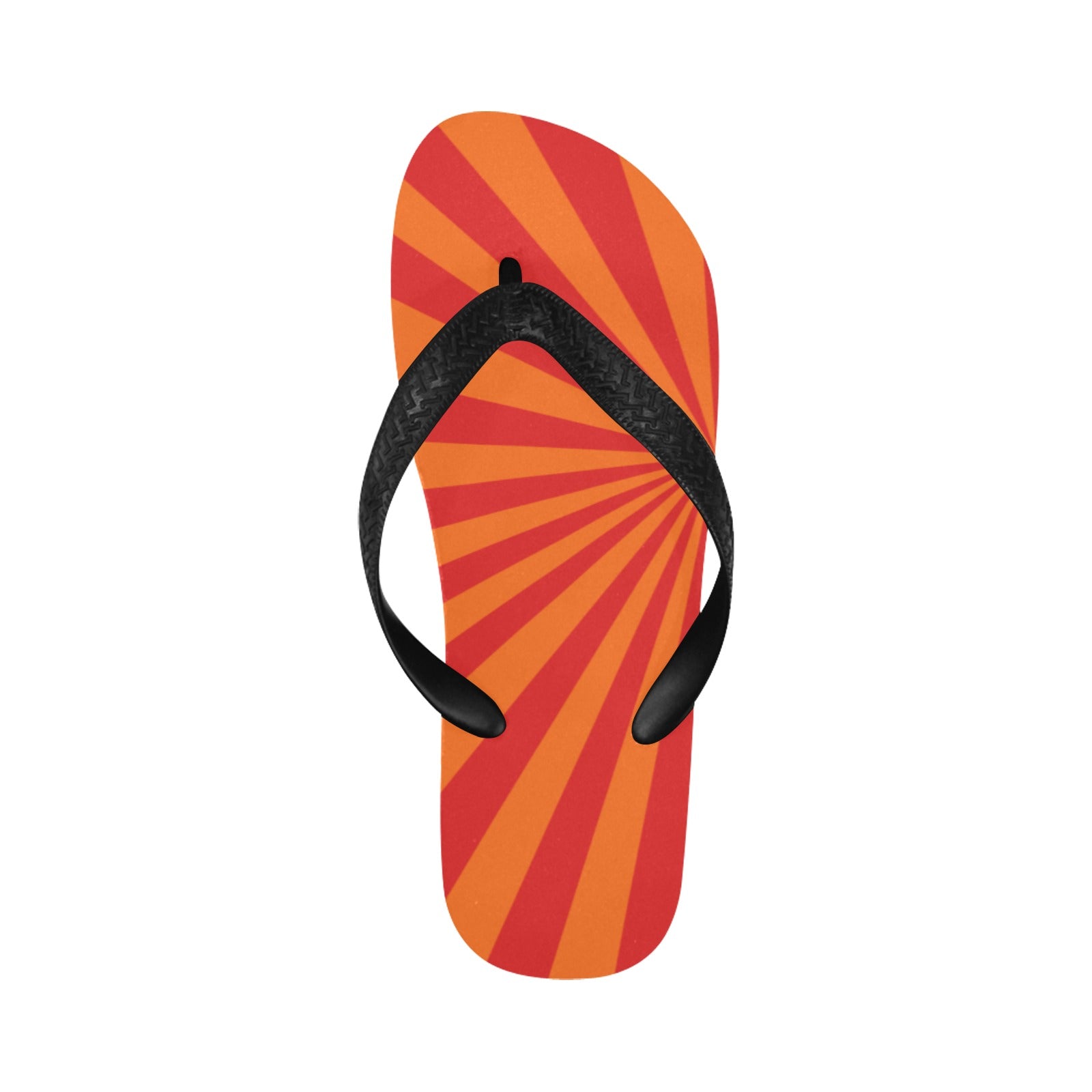 Women's Vibrant Strips Abstract Flip Flops