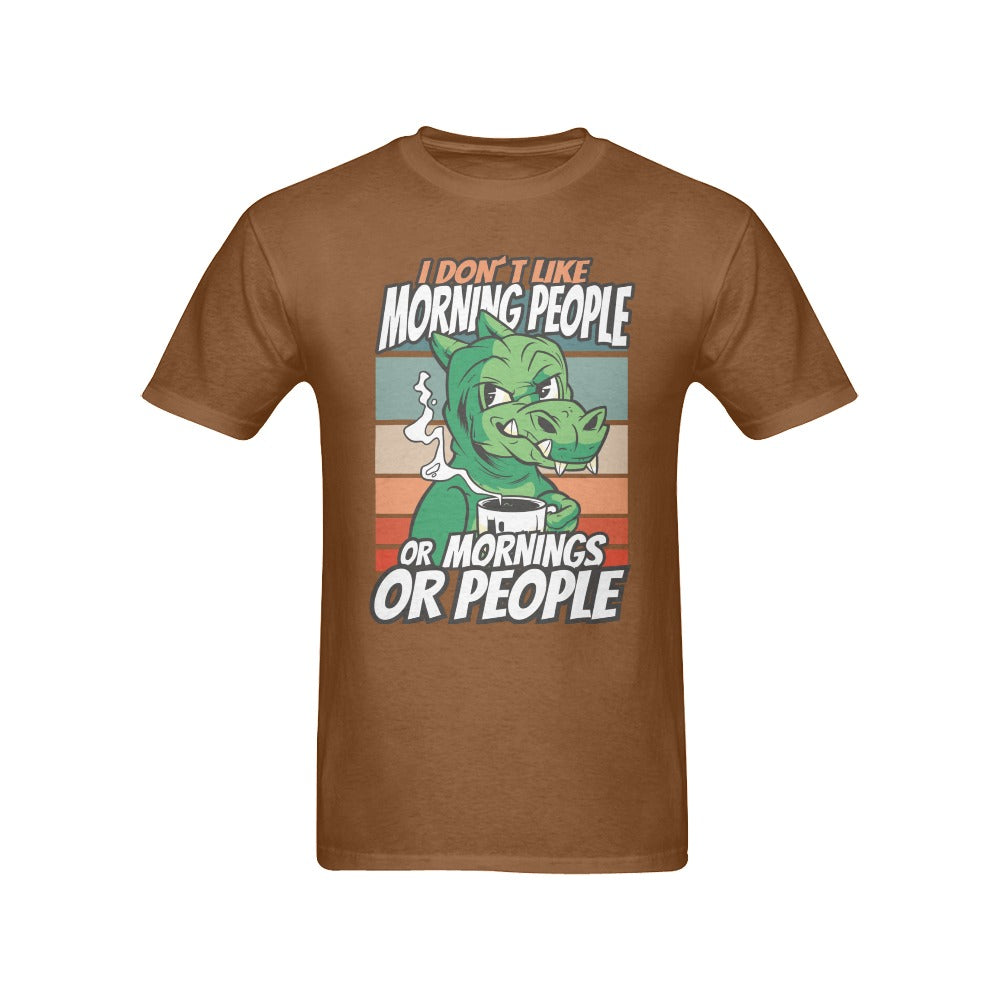 Men's Morning People Streetwear Classic Fit T-shirt