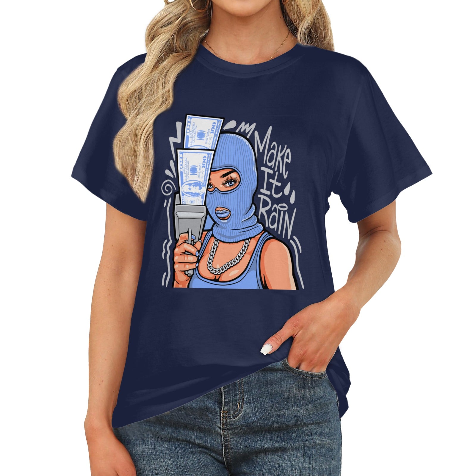 Women's Money Gang Only Streetwear Classic Fit T-shirt