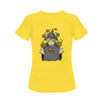 Women's Cat Wizard Acid & Punk Classic Fit T-shirt