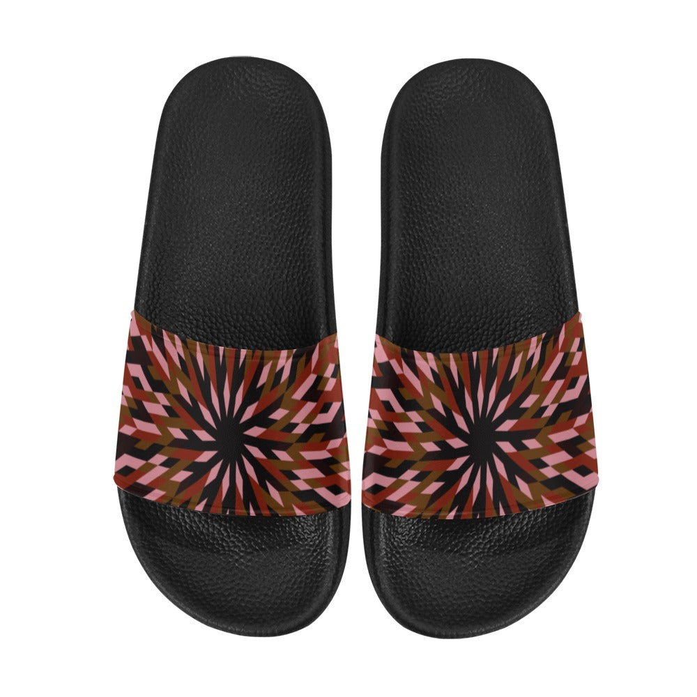 Women's Ember Burst Abstract Slider Sandals