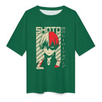 Men's Shoto My Hero Academia Anime Oversized T-shirt
