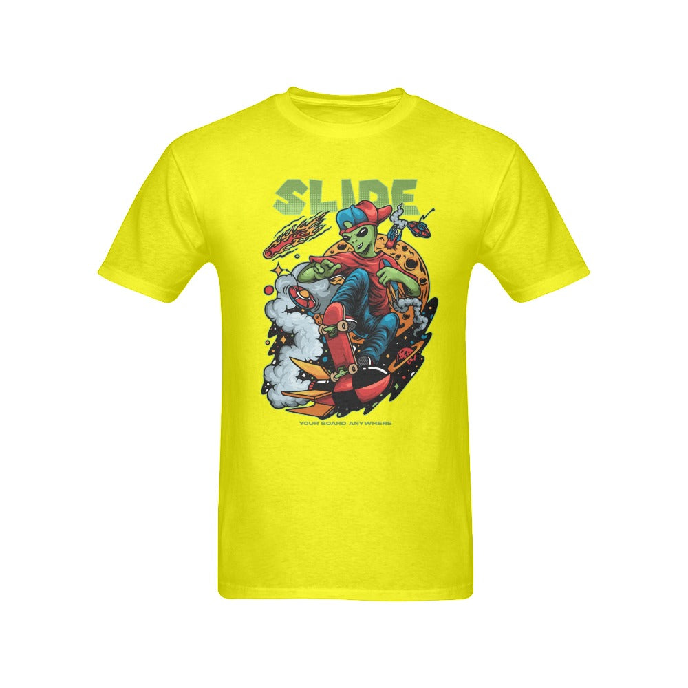 Men's Slide Streetwear Classic Fit T-shirt