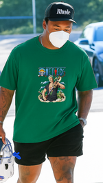 Men's Zoro One Piece Anime Oversized T-shirt