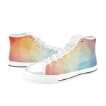 Men's RGB Prism Abstract High Top Shoes