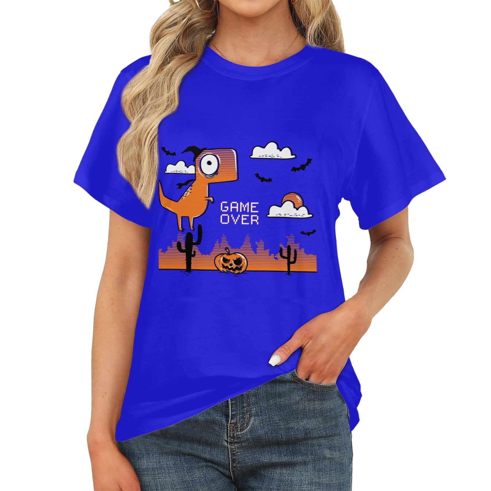 Women's Game Over Abstract Classic Fit T-shirt