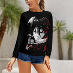 Women's Mikasa Attack on Titan Anime Sweatshirt