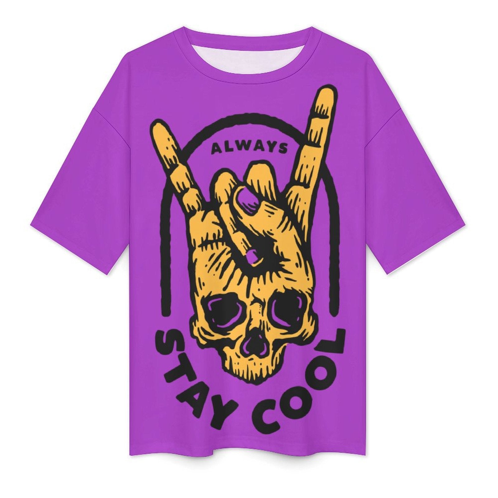 Men's Always Stay Cool Acid & Punk Oversized T-shirt