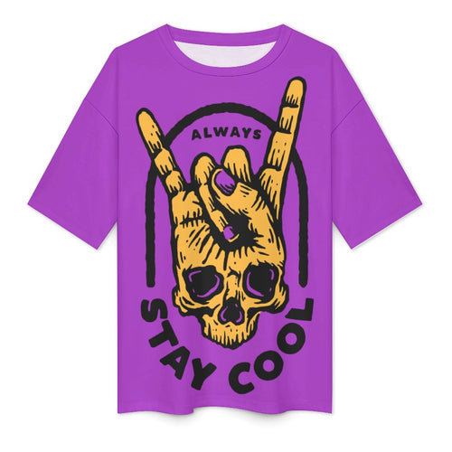 Women's Always Stay Cool Acid & Punk Oversized T-shirt