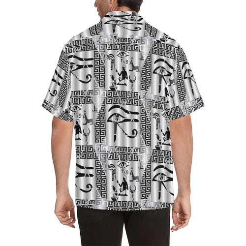 Men's Tribal Pattern Abstract Half Sleeve Shirt