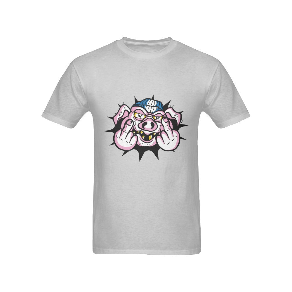 Men's Pig Dude Streetwear Classic Fit T-shirt