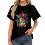 Women's Groovy Rabbit Streetwear Classic Fit T-shirt