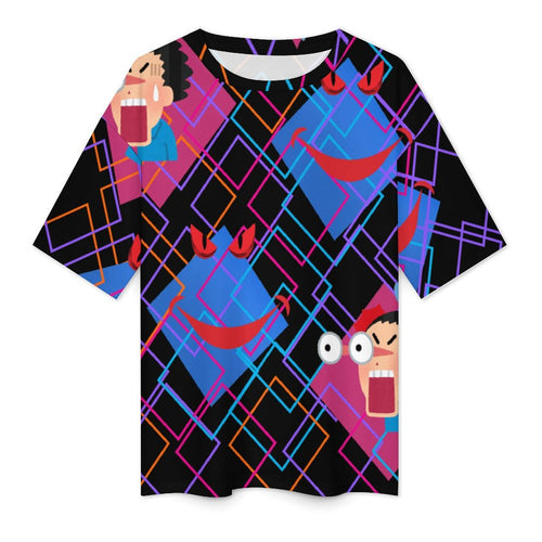 Women's Paranoid on Acid - Acid & Punk Oversized T-shirt