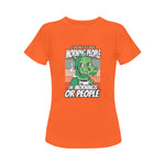 Women's Morning People Abstract Classic Fit T-shirt