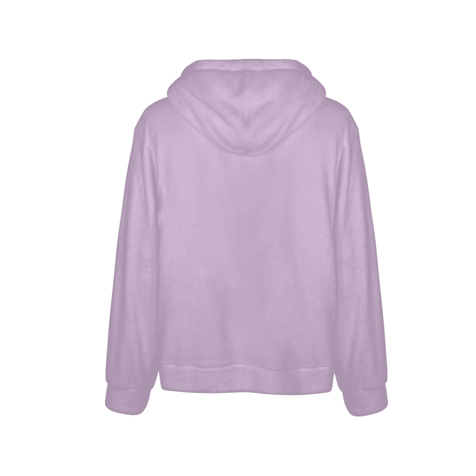 Men's Lavender Solid Flannel Hoodie