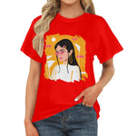 Women's Asian Lady Abstract Classic Fit T-shirt
