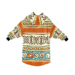 Women's African Pattern Abstract Blanket Hoodie