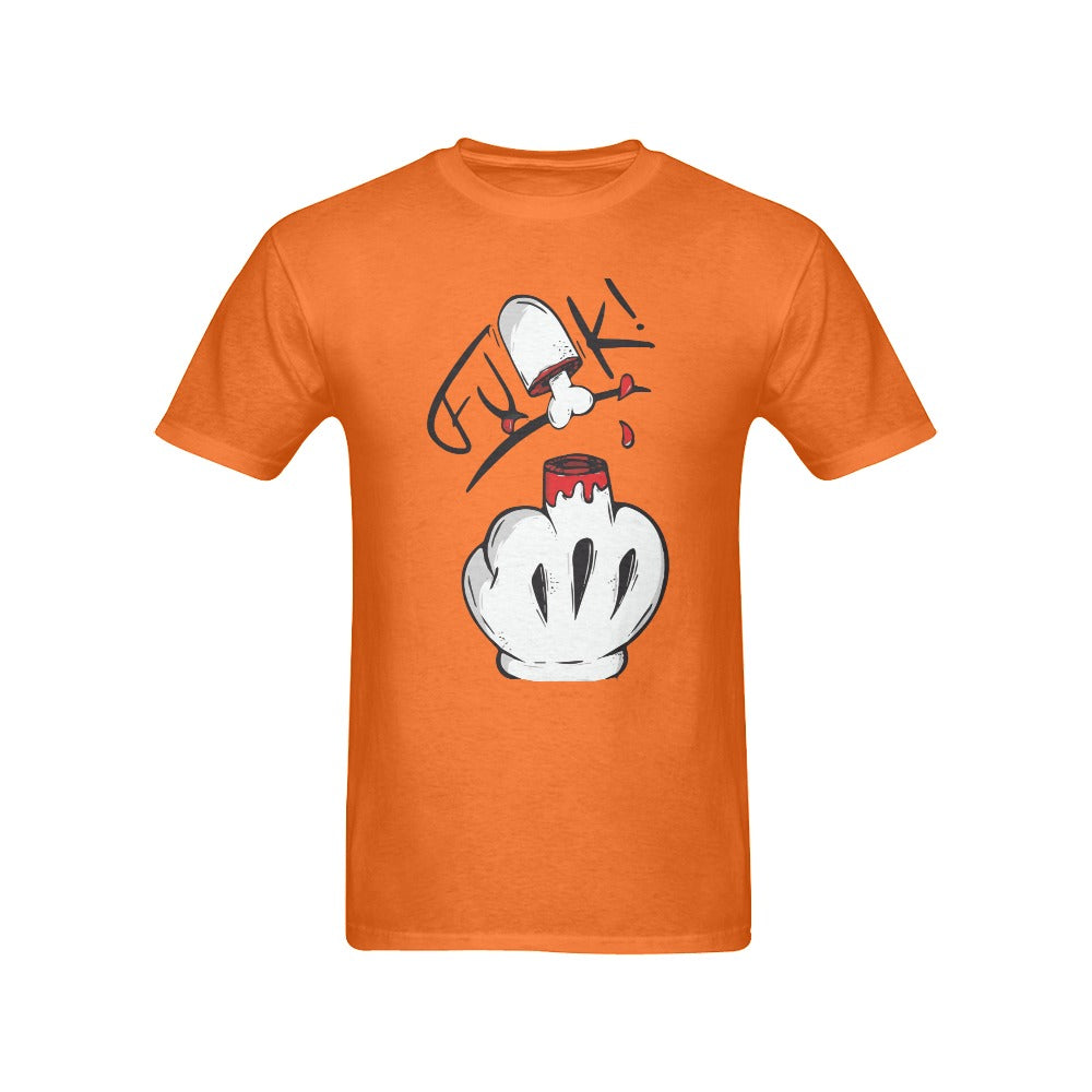 Men's Middle Finger Streetwear Classic Fit T-shirt
