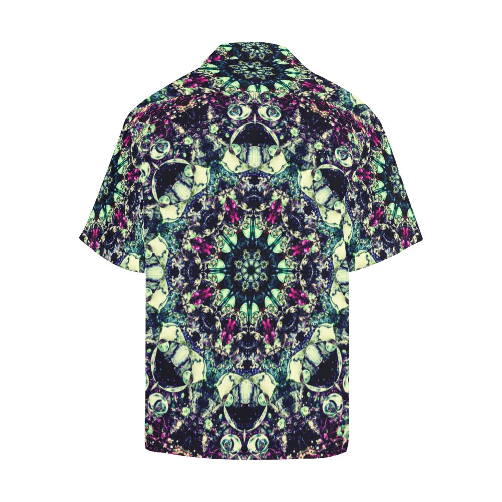Men's Veyron Sylth Abstract Half Sleeve Shirt
