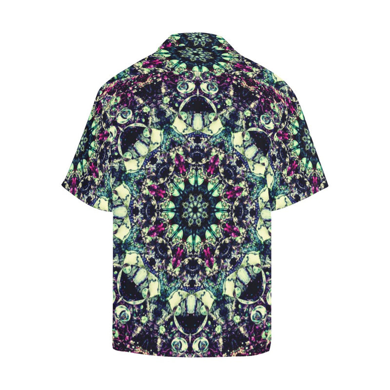 Men's Veyron Sylth Abstract Half Sleeve Shirt