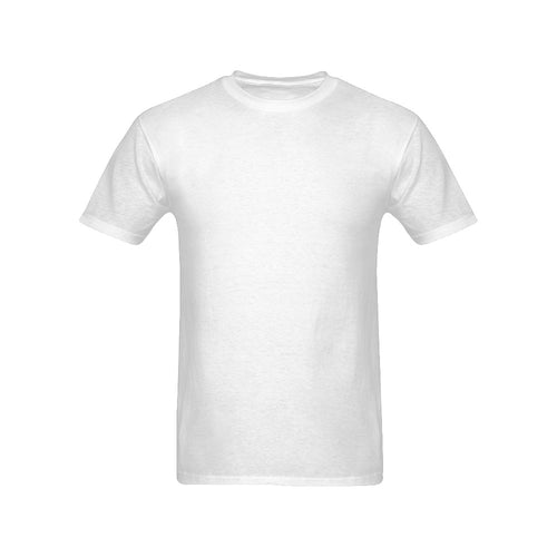 Men's White Solid Classic T-shirt