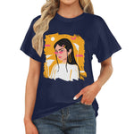 Women's Asian Lady Abstract Classic Fit T-shirt