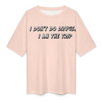 Men's I'm The Trip Typography Oversized T-shirt
