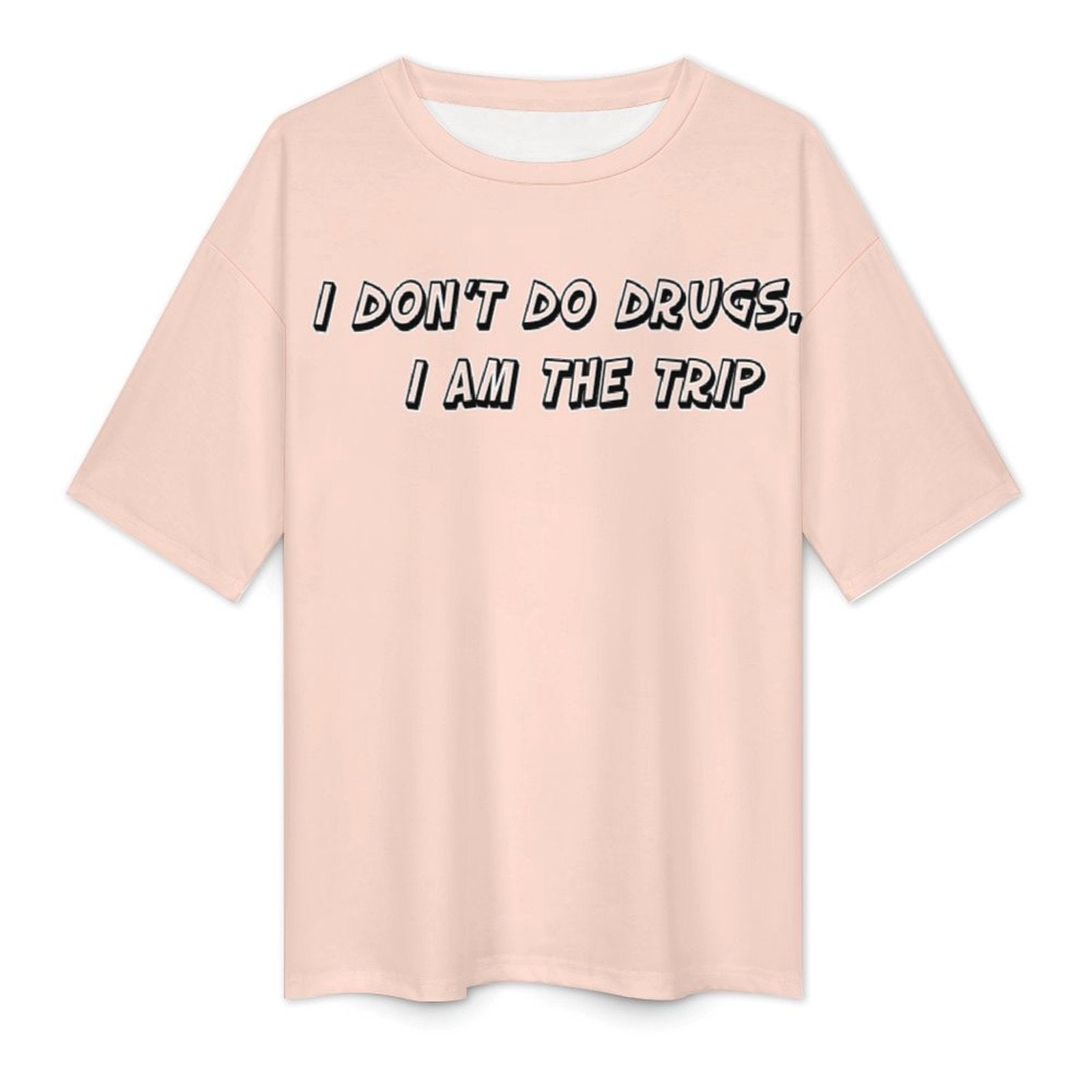 Men's I'm The Trip Typography Oversized T-shirt