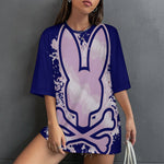 Women's Dangerous Bunny Streetwear Oversized T-shirt