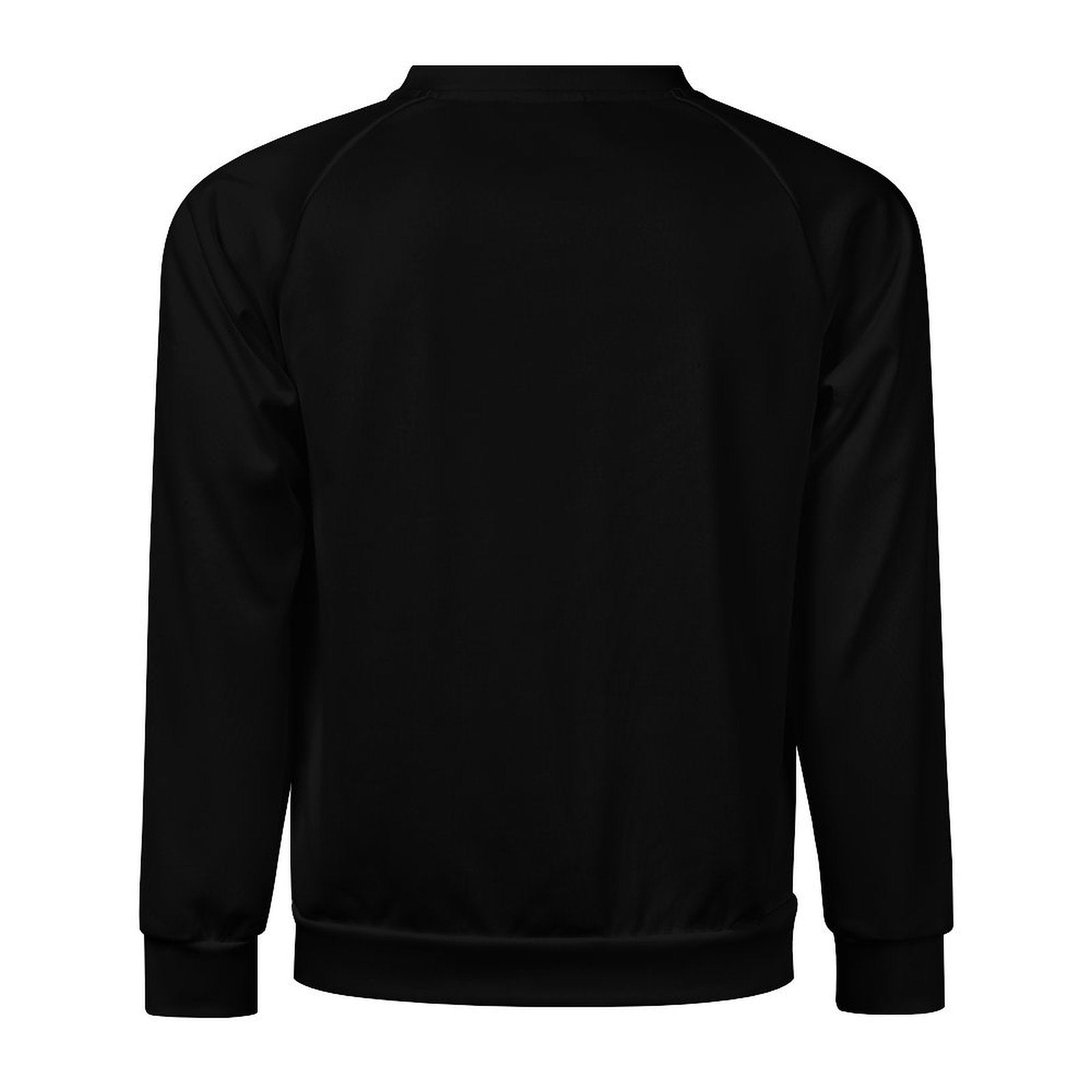 Men's Black Solid Sweatshirt
