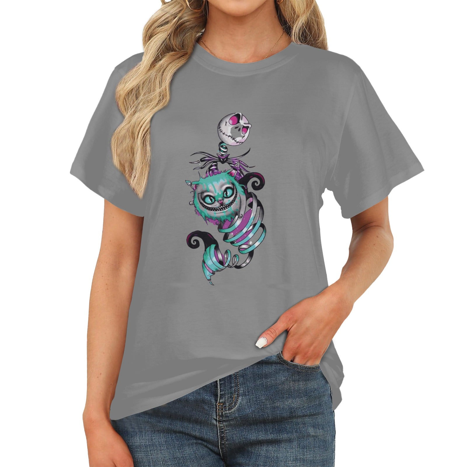 Women's Evil Cat Streetwear Classic Fit T-shirt