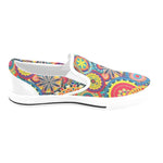 Women's Colorful Mandala Abstract Slip-on Shoes