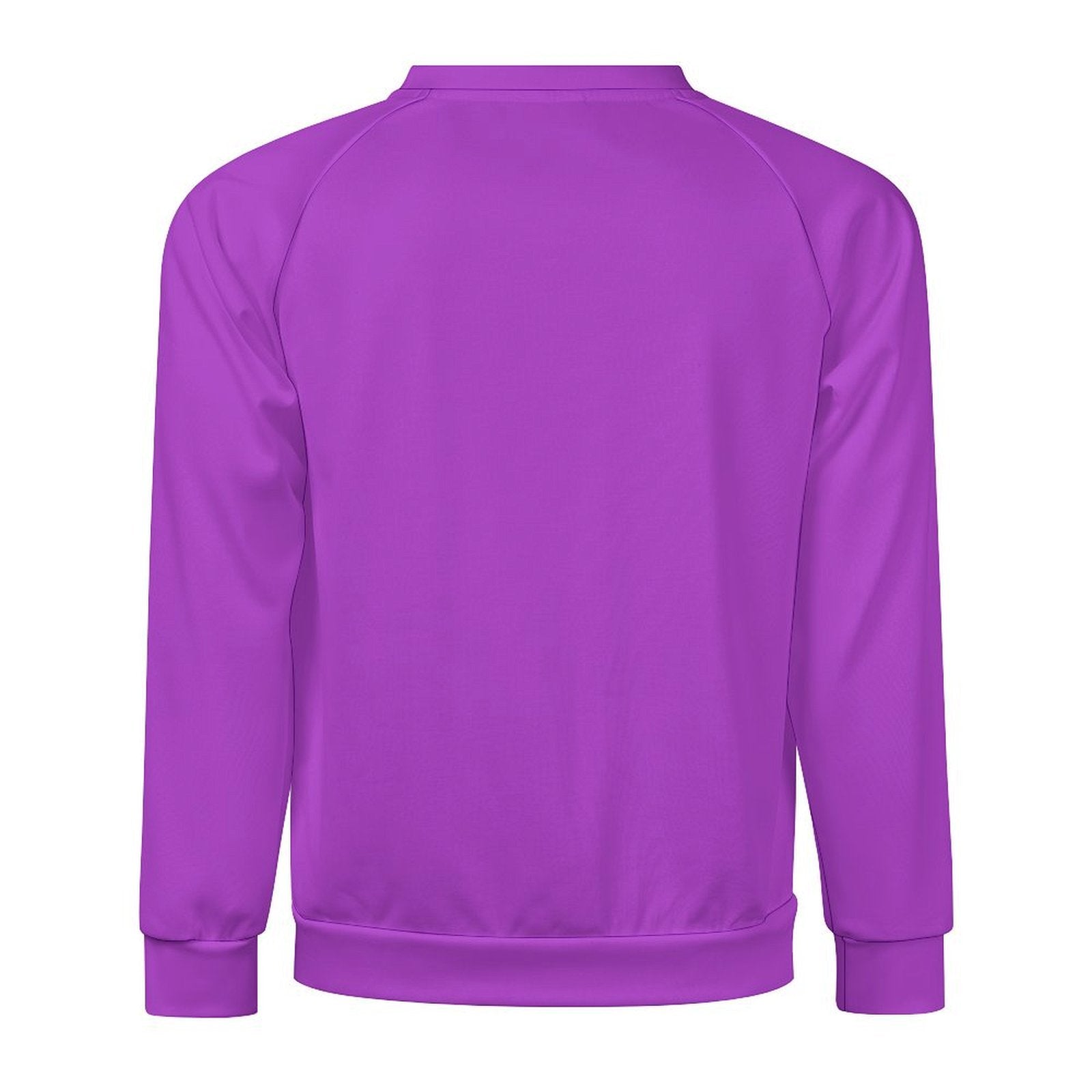 Men's Deep Lilac Solid Sweatshirt