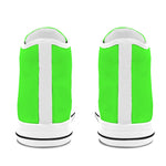 Men's Neon Green Solid High Top Shoes