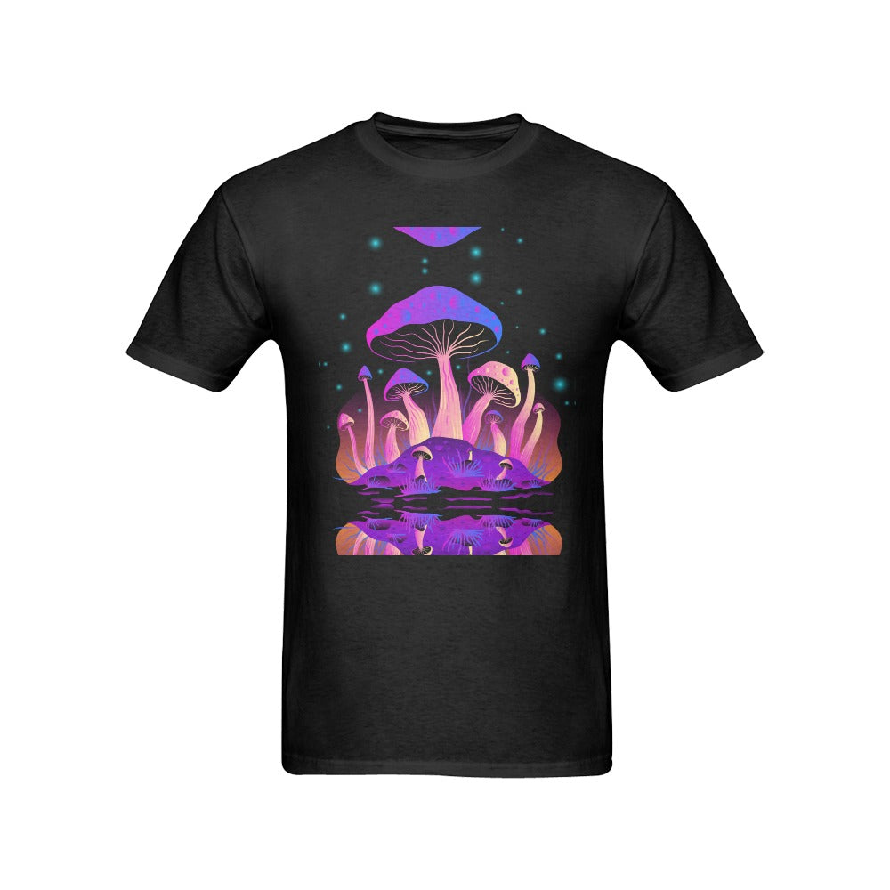 Men's Mushroom Space Streetwear Classic Fit T-shirt