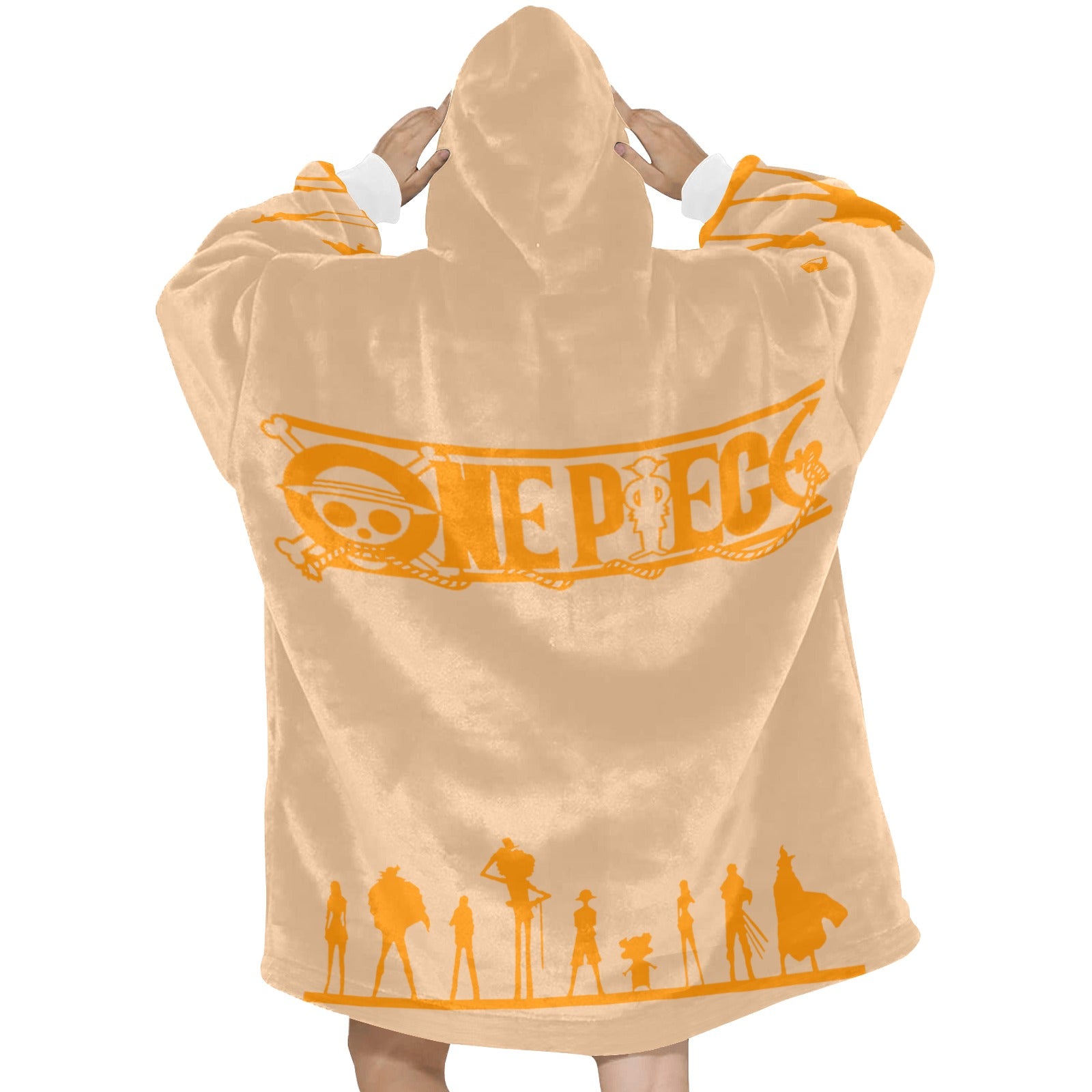Women's One Piece Anime Blanket Hoodie