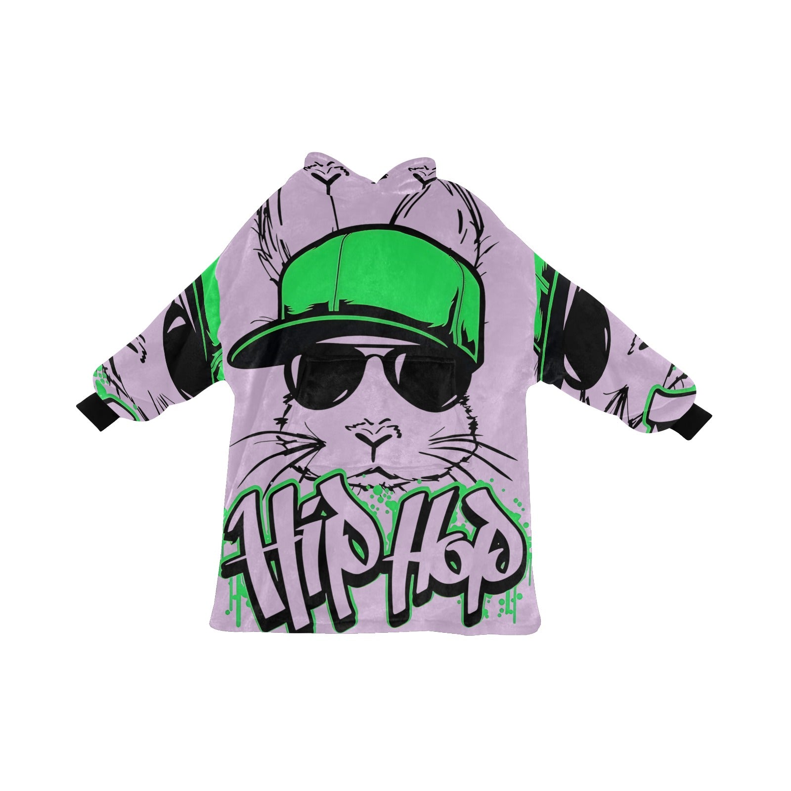 Men's Hip Hop Streetwear Blanket Hoodie