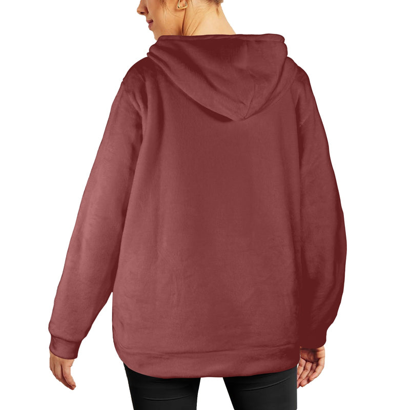 Women's Vodka Blame Abstract Flannel Hoodie
