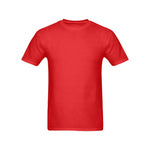 Men's Rose Madder Red Solid Classic T-shirt