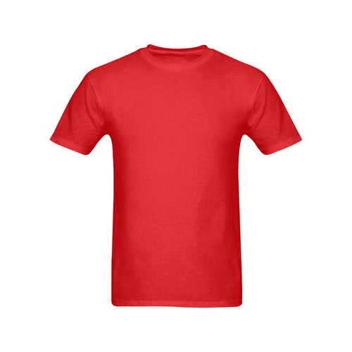 Men's Rose Madder Red Solid Classic T-shirt