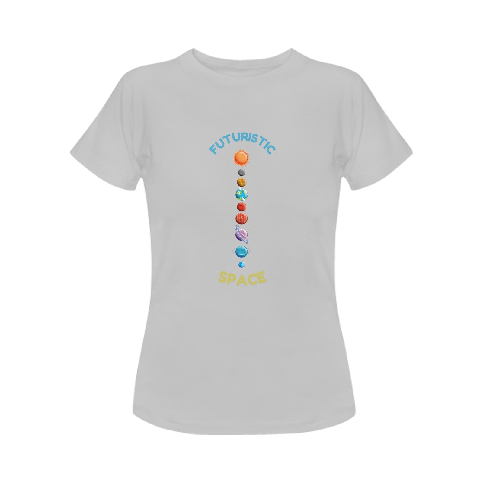Women's Futuristic Space Acid & Punk Classic Fit T-shirt